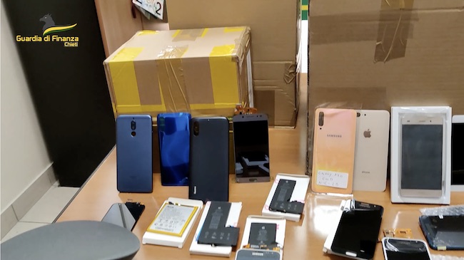 merce sequestrata ortona