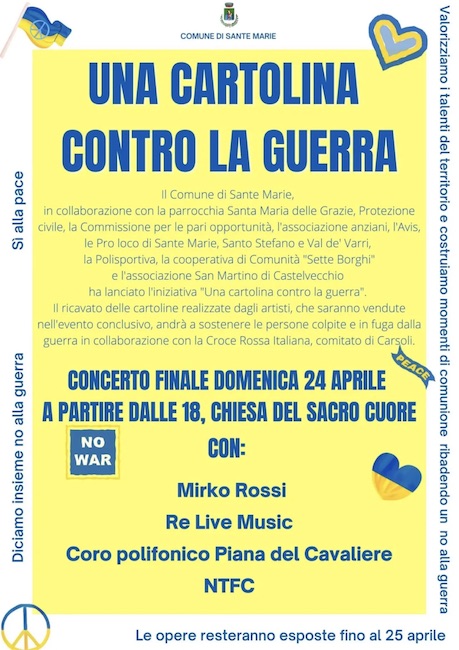 sante marie una cartolina contro la guerra