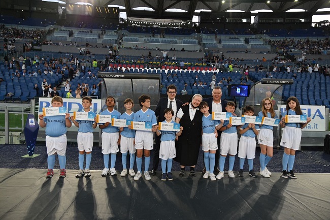 I protagonisti del prossimo Lazio Summer Camp a Tagliacozzo, insieme a Suor Paola