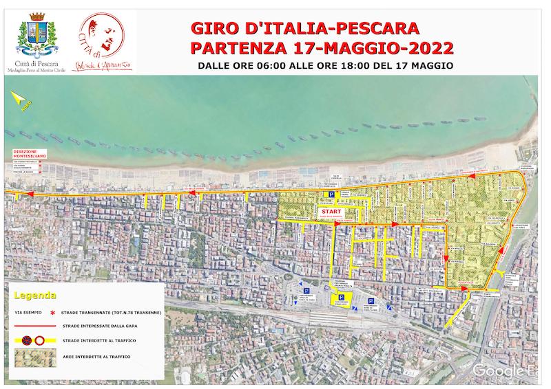 giro d'italia pescara 17 maggio 2022