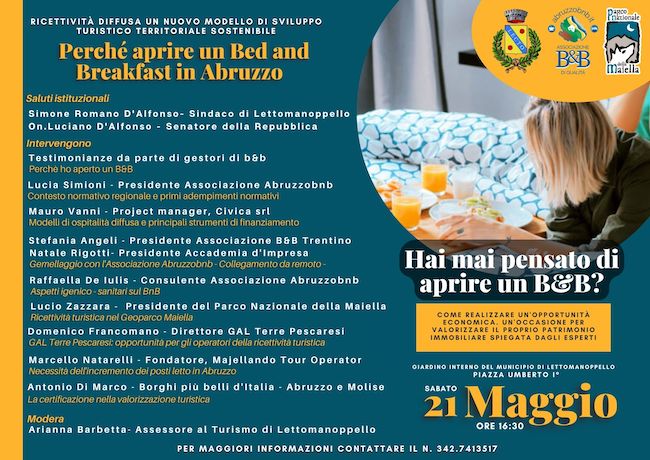 Hai mai pensato di aprire un B&B in Abruzzo