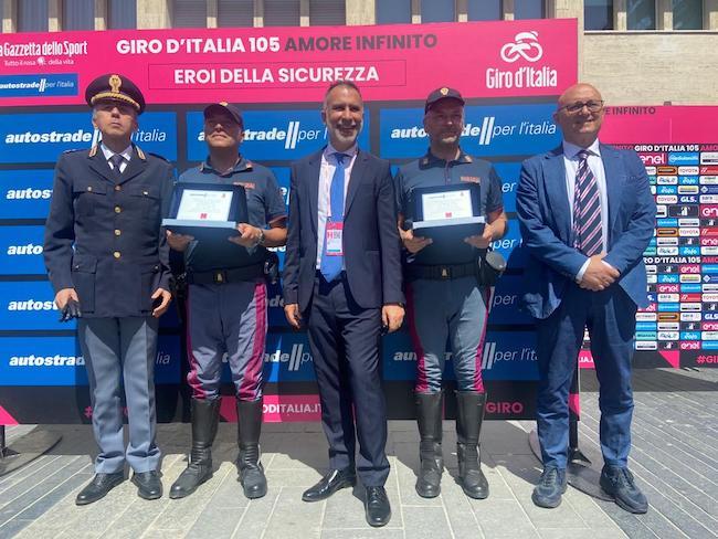 tappa pescara giro d'italia premiazioni