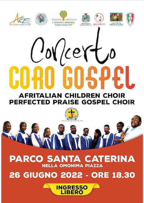 afritalian childern choir 26 giugno 2022