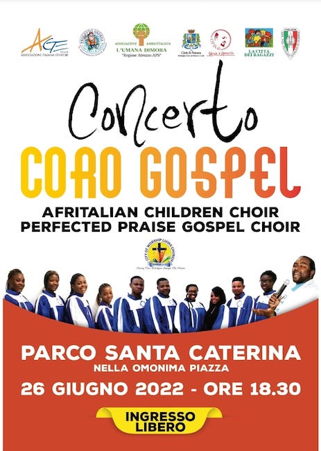 afritalian childern choir 26 giugno 2022