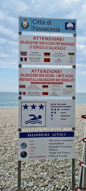 cartelli sicurezza fossacesia