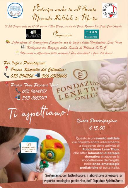 merenda solidale 30 giugno 2022