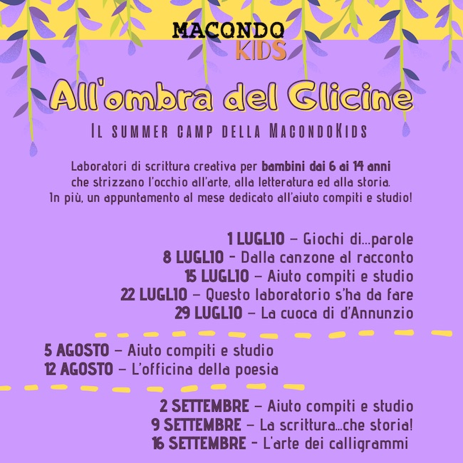 summer camp macondo 2022