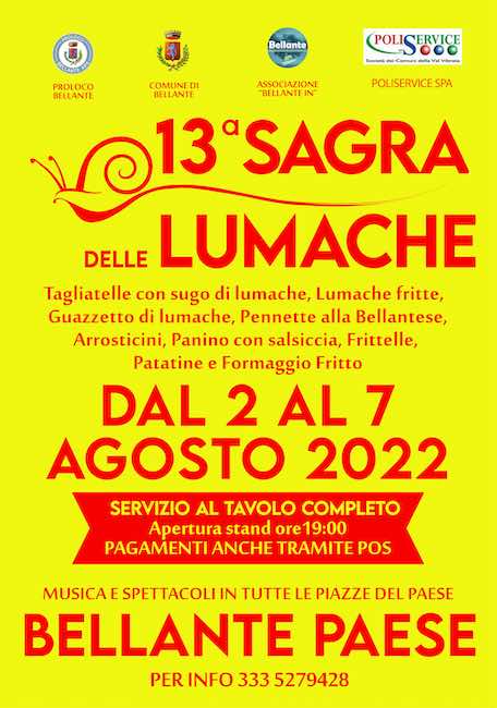 13° sagra lumache bellante
