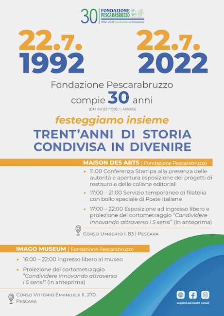 30 anni fondazione abruzzo