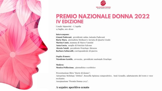Invito Premio Donna