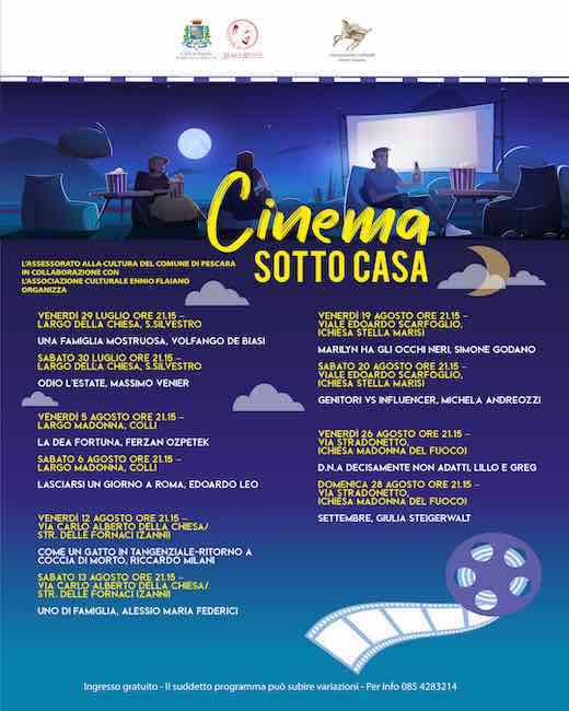 cinema sotto casa pescara 2022