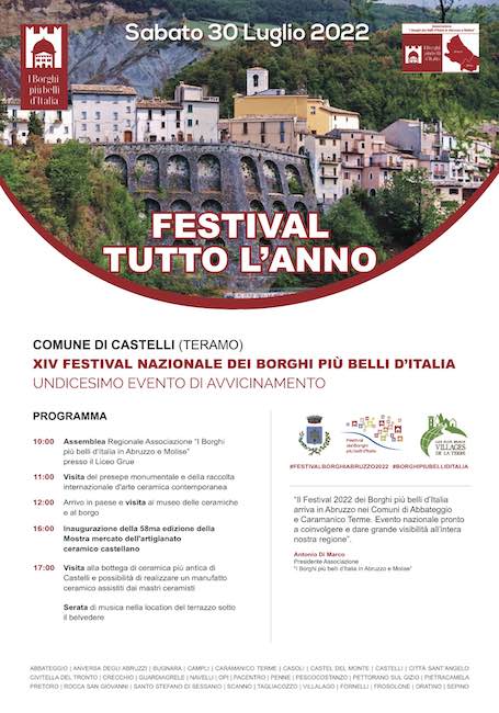 festival dei borghi castelli 30 luglio 2022