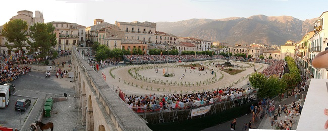 giostra cavalleresca panoramica