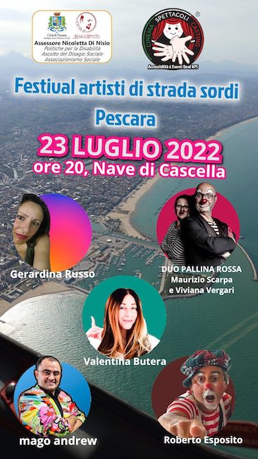 locandina artisti sordi di strada 2022