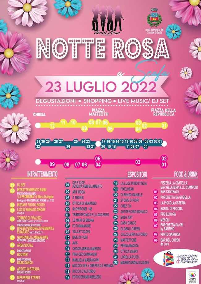 notte rosa scafa 2022