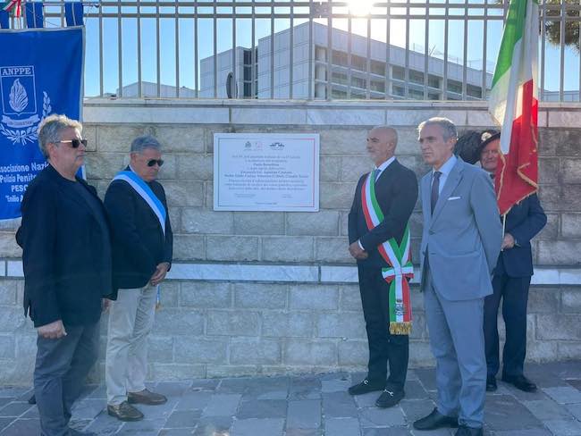 targa ricordo borsellino