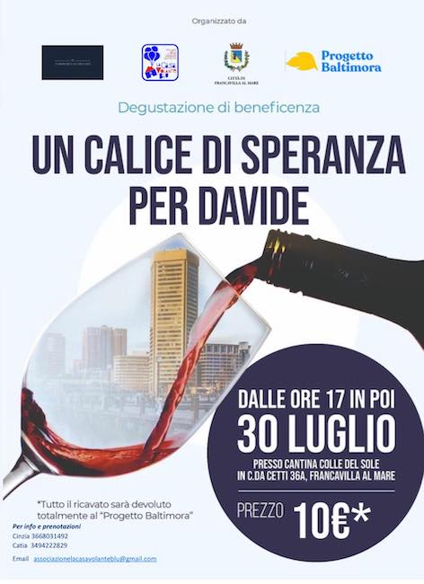 un calice di speranza per davide