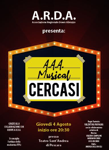 cercasi musical 4 agosto 2022