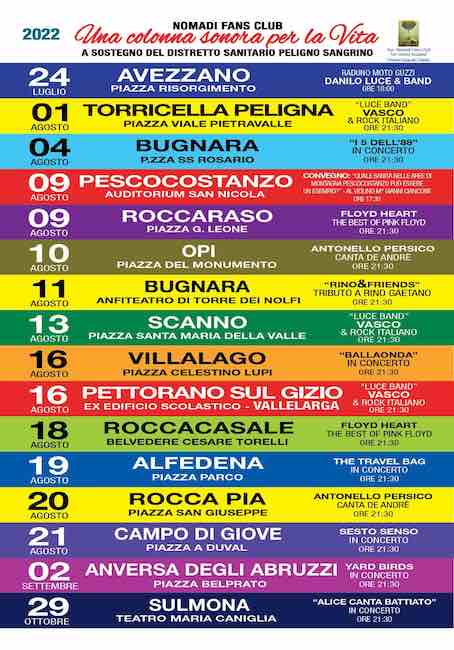 colonna sonora per la vita 2022