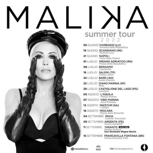 malika summer tour 2022