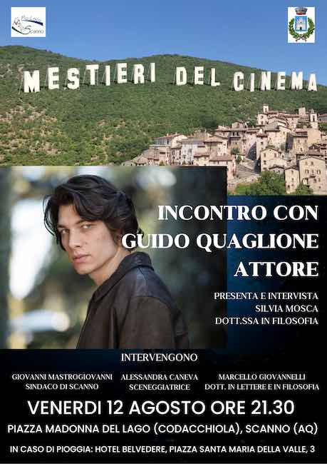 mestieri del cinema 12 agosto 2022