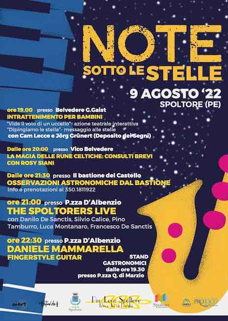 note sotto le stelle 2022