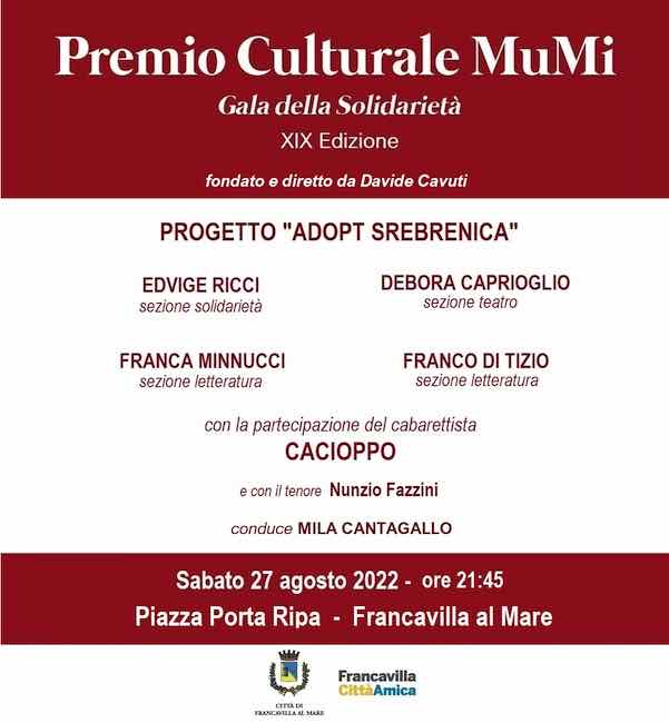 premio culturale mumi 2022
