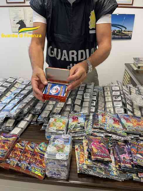 prodotti pokemon sequestrati