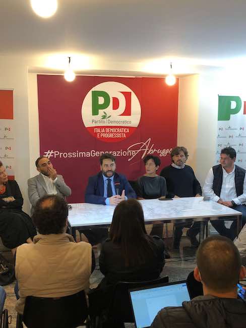 conferenza pd abruzzo 25 settembre 2022