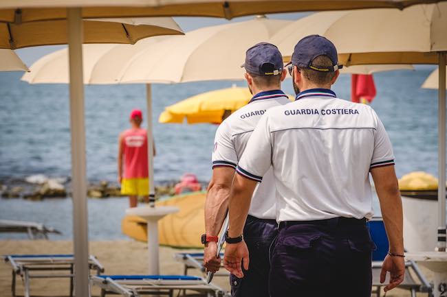 guardia costiera spiaggia