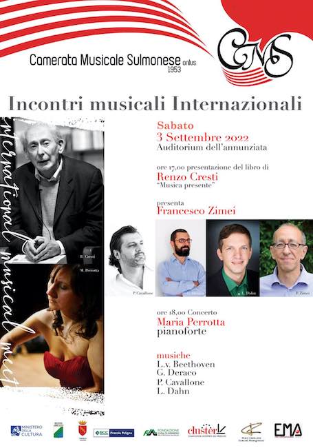incontri musicali internazionali 3 settembre 2022