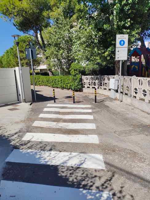 mobilità pedonale scuola malaguzzi