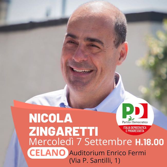 zingaretti celano 7 settembre 2022
