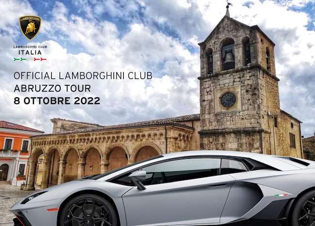 abruzzo tour lamborghini 8 ottobre 2022
