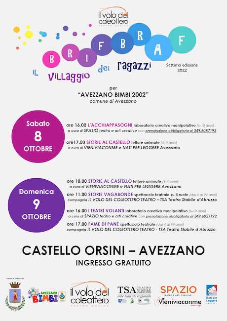 brif braf avezzano 8 ottobre 2022