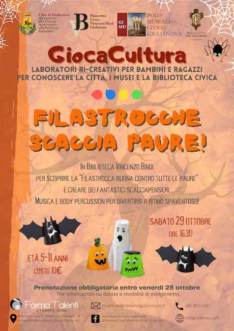 filastrocche scaccia paure 29 ottobre 2022