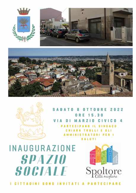 inaugurazione spazio sociale spoltore