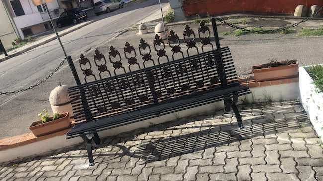 panchina piano d'orta