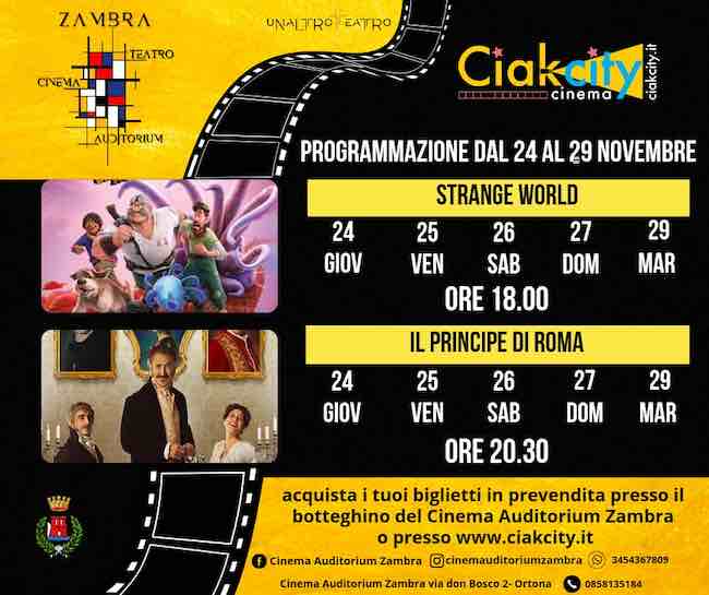 ciakcity 24-29 novembre 2022