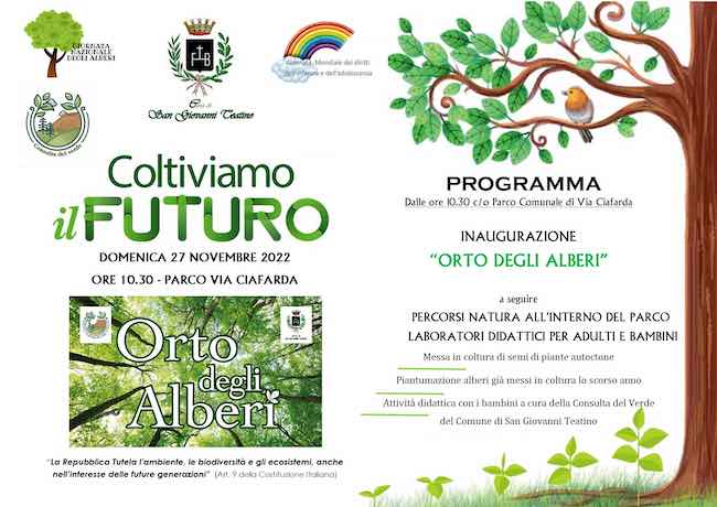 coltiviamo il futuro 27 novembre 2022