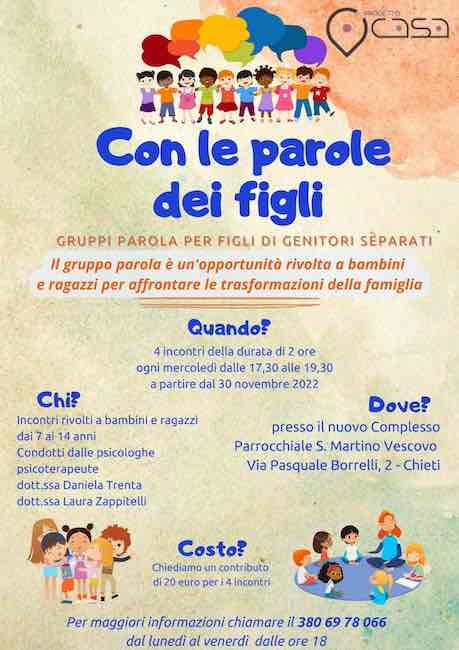 con le parole dei figli