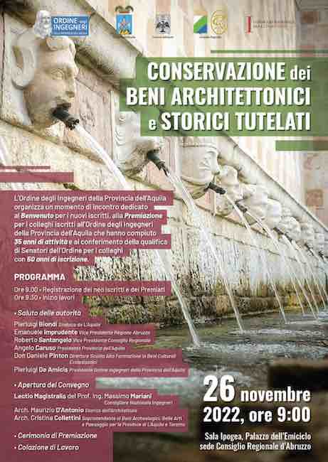 conservazione beni architettonici convegno