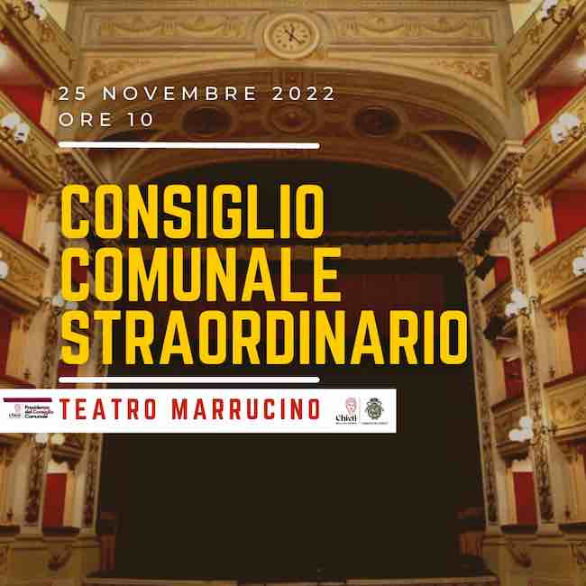 consiglio comunale straordinaria 25 novembre 2022