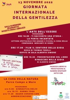giornata gentilezza roseto 2022