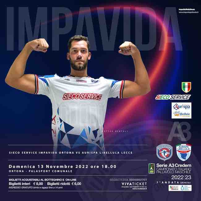 impavida ortona vs lecce 13 novembre 2022