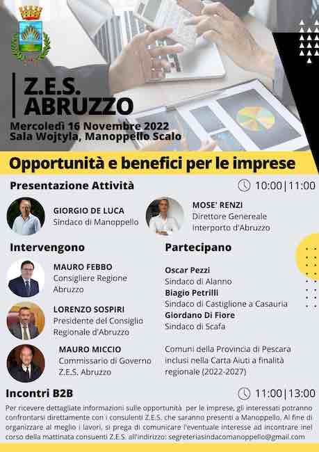 zes abruzzo 16 novembre 2022