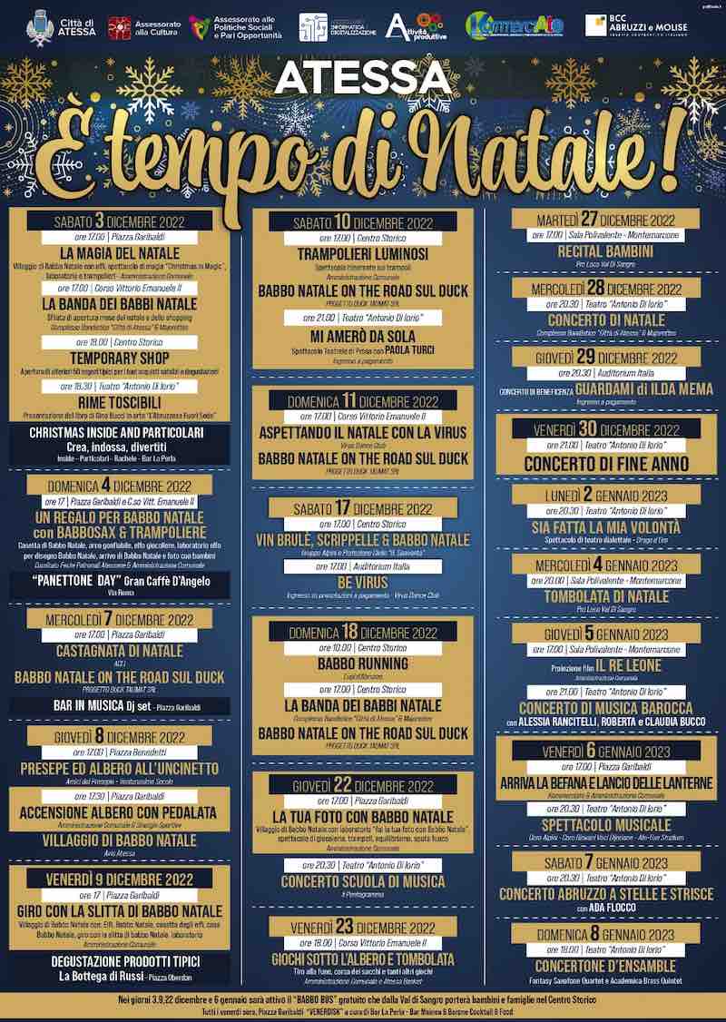 eventi atessa natale 2022