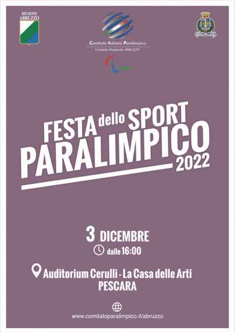festa sport paralimpico abruzzese 2022