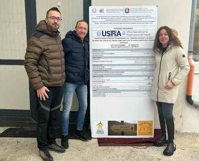 lavori cammino dei monti e dei santi