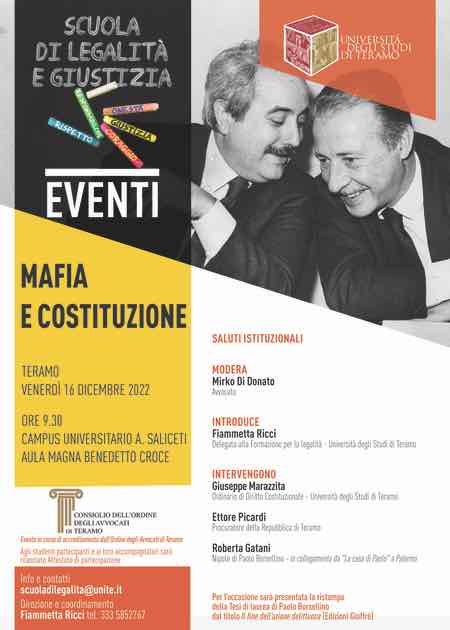 mafia costituzione 16 dicembre 2022
